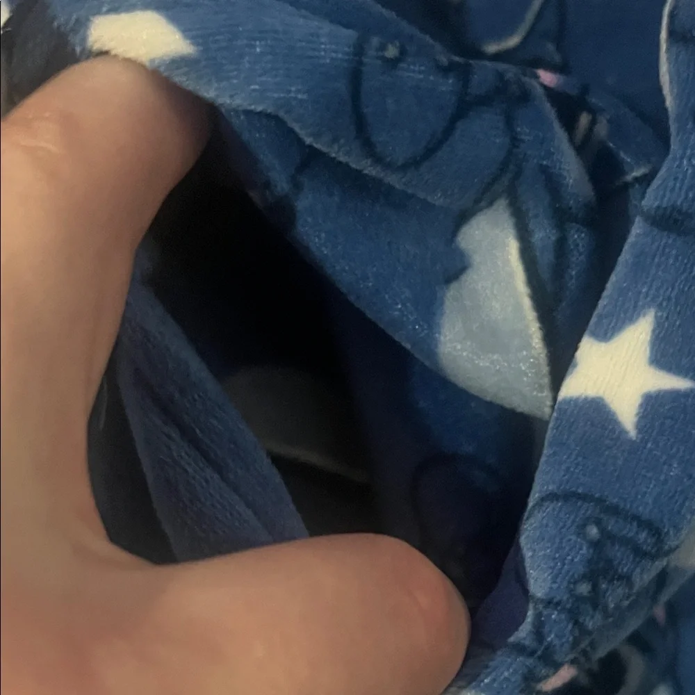 Disney Blue Pajama Pants with Stitch Design - Picture 8 of 9